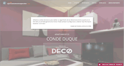 Desktop Screenshot of apartamentoscondeduque.com